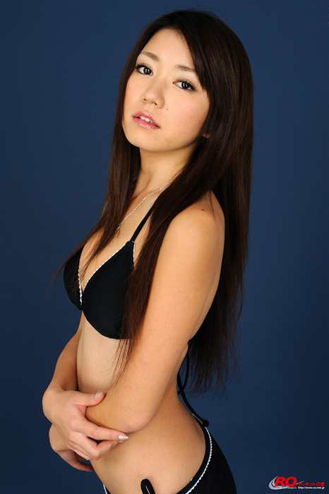 RQ-STAR写真NO.0111 Keiko Inagaki 稲垣慶子 Swim Suits – Black性感黑丝色比基尼