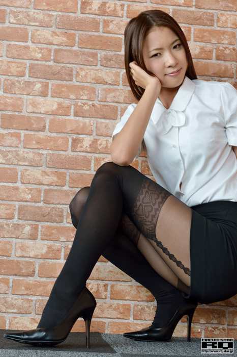 RQ-STAR写真NO.0746 Saeko Kaname 要さえこ Office Lady黑丝翘臀高跟女白领少妇